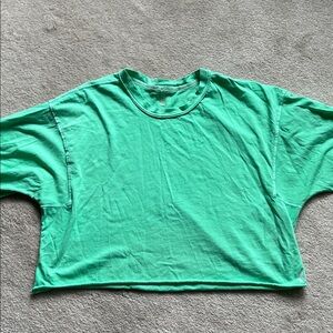 Free people movement green Crop Top